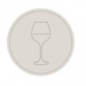 Sottobicchieri in cartoncino vegetale Ristocart - conf. 250 pz D.10 cm SOTB-CT250TO