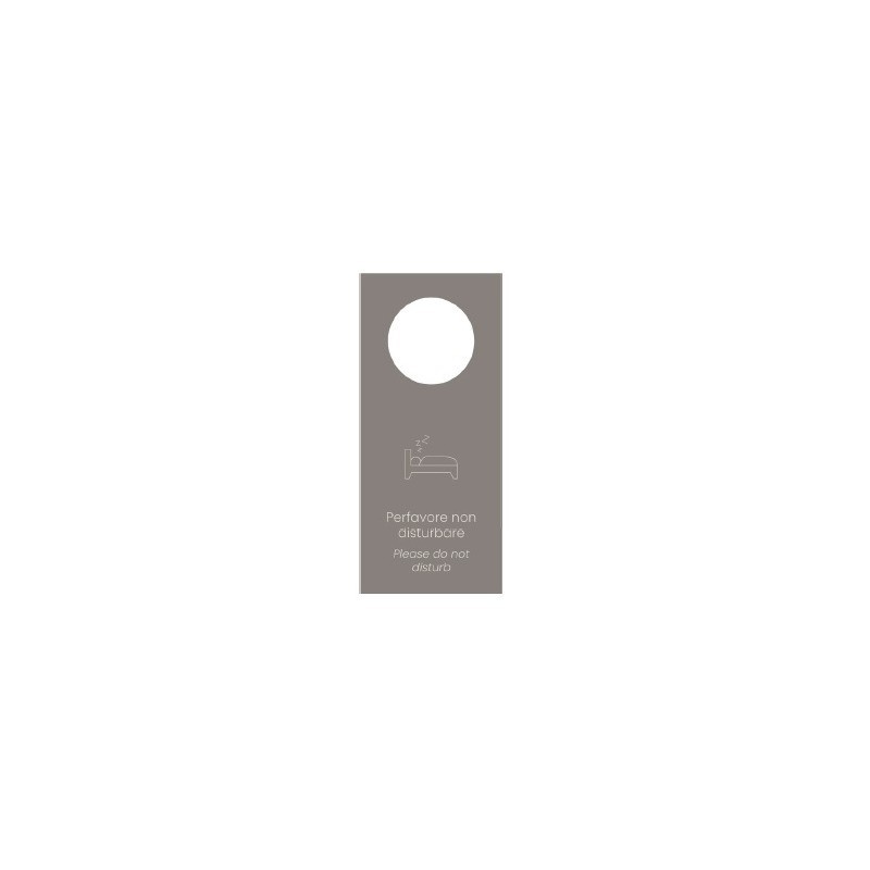Cartellini per porta "Don't disturb" Ristocart in carta usomano conf. 250 pz 20x7 cm - DNT001250