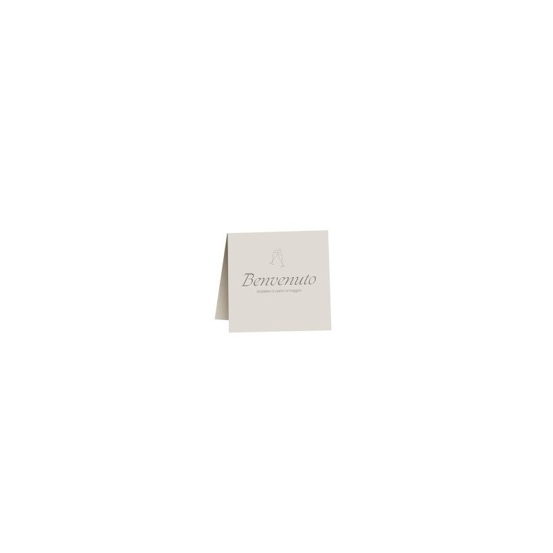 Cavallotto di benvenuto Ristocart conf. 250 pz 15x15 cm aperto CAVRIS00250