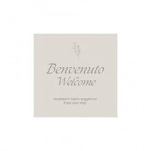 Cartolina di benvenuto Ristocart conf. 250 pz 15x15 cm CARD1515250