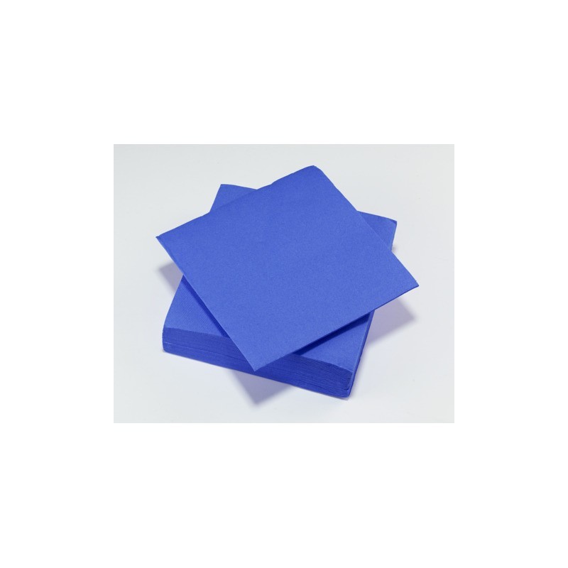 Tovaglioli microgoffrati Tavola Viva 38x38 cm 2 veli conf. 40 pz blu scuro 61836