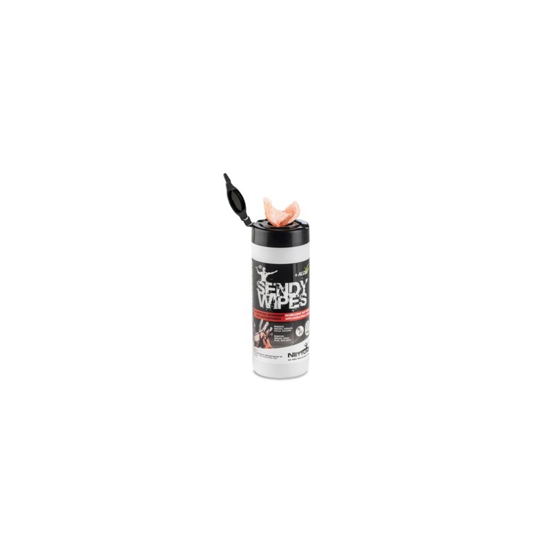 Salviettine umidificate extra forti senza risciacquo Nettuno Sendy Wipes 17x20 cm - conf. 40 pz - 87