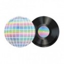 Piatti Big Party a tema Music Party Ø 22 cm - conf. 6 pz - 76561 (Conf.3)