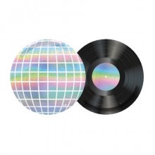 Piatti Big Party a tema Music Party Ø 22 cm - conf. 6 pz - 76561 (Conf.3)