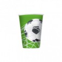Bicchieri Big Party a tema Football 250 ml - conf. 6 pz - 76865 (Conf.3)