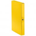 Cartelle portaprogetti Esselte C24 EUROBOX dorso 4 cm presspan biverniciato giallo - 390324090 (Conf.5)