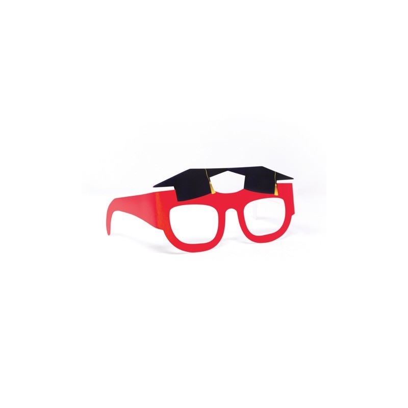 Occhialini in carta a tema Laurea Glamour Big Party conf. 6 pz 75256 (Conf.3)