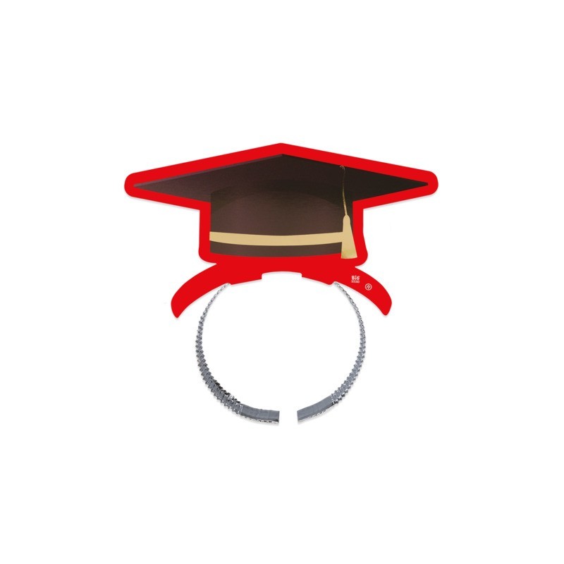 Frontini in carta Big Party a tema Laurea - conf. 4 pz - 75267 (Conf.3)