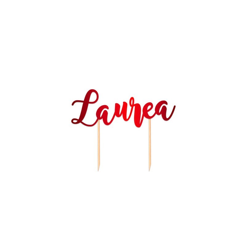 Cake Topper in carta 20 cm Big Party a tema Laurea 74428 (Conf.3)