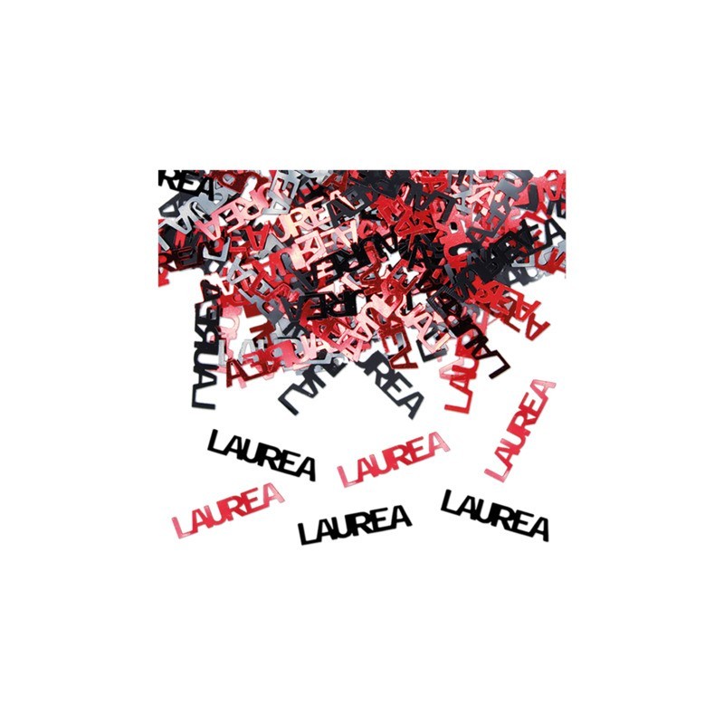 Coriandoli in plastica a tema Laurea Big Party 15 g 81204 (Conf.3)
