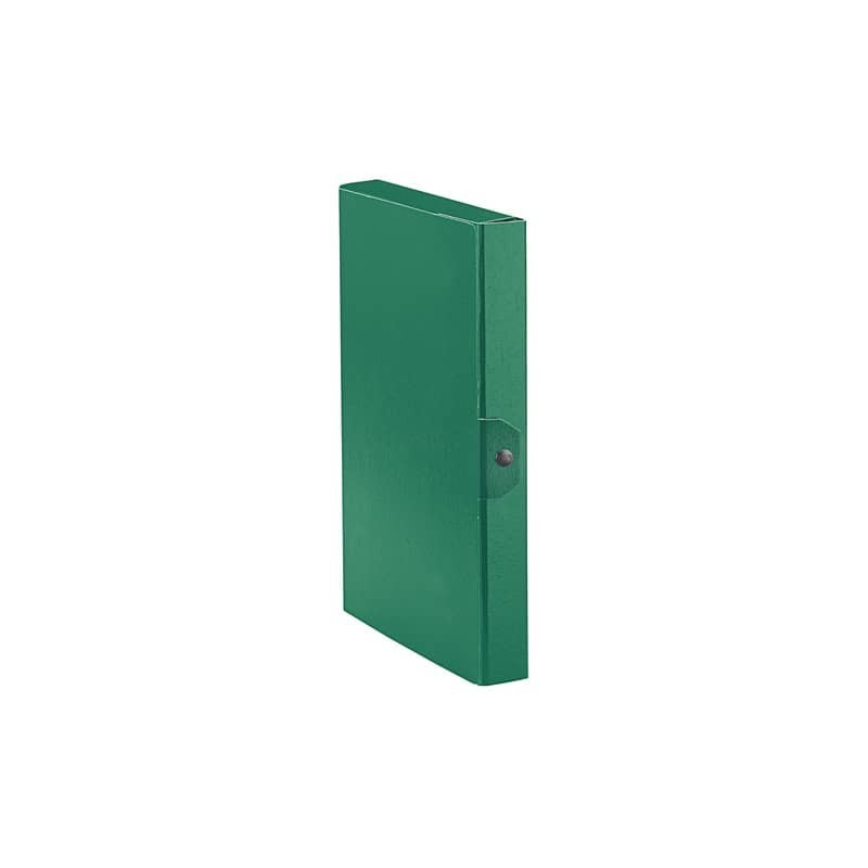 Cartelle portaprogetti Esselte C24 EUROBOX dorso 4 cm presspan biverniciato verde - 390324180 (Conf.5)