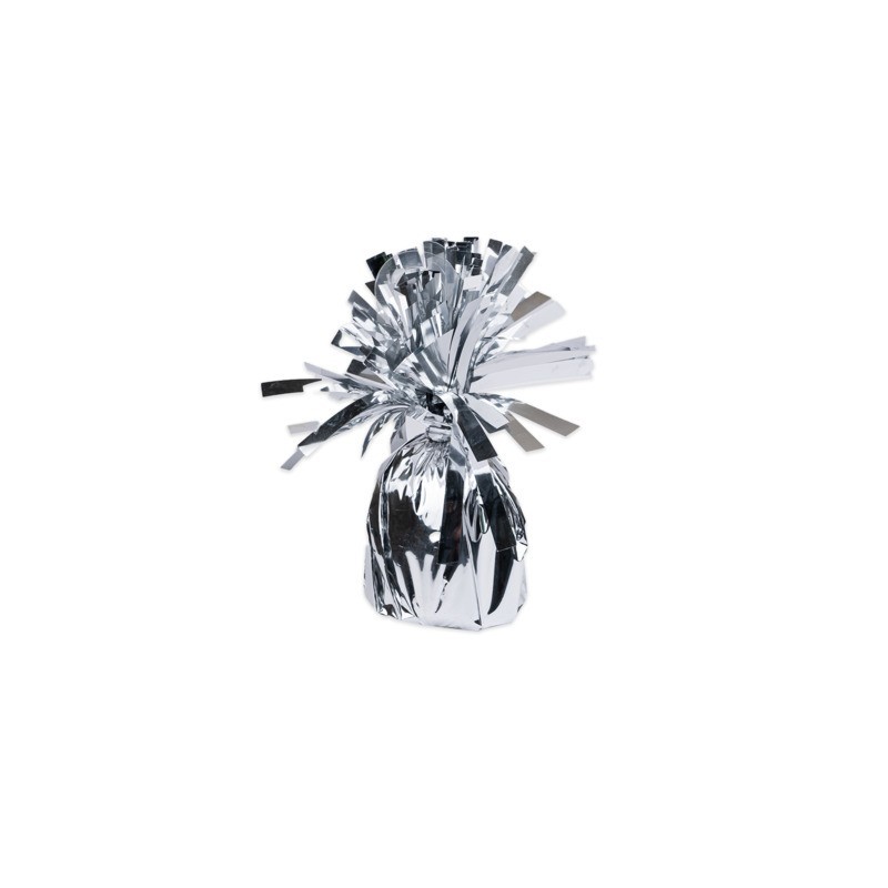 Pesetto 170 g frangia Big Party argento metal 81746 (Conf.5)