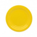 Piatti in carta di pura polpa di cellulosa Ecolor Ø 18 cm - giallo - conf. 25 pz - 74094 (Conf.2)