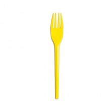 Forchette Ecolor 16 cm - giallo - conf. 20 pz - 76391 (Conf.2)
