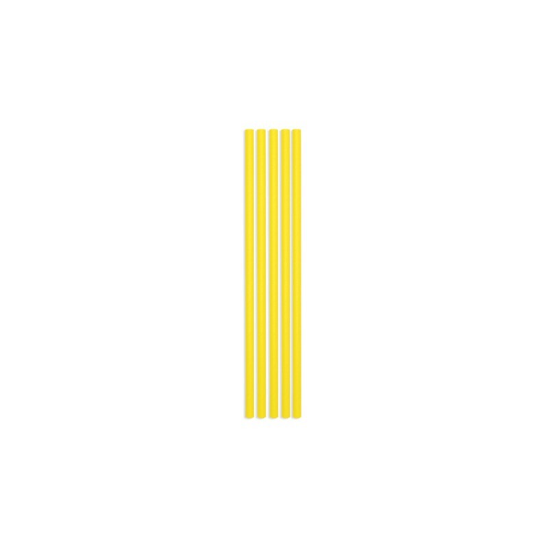 Cannucce in carta Ecolor Ø 0,5 cm giallo - conf. 50 pz - 74049 (Conf.4)