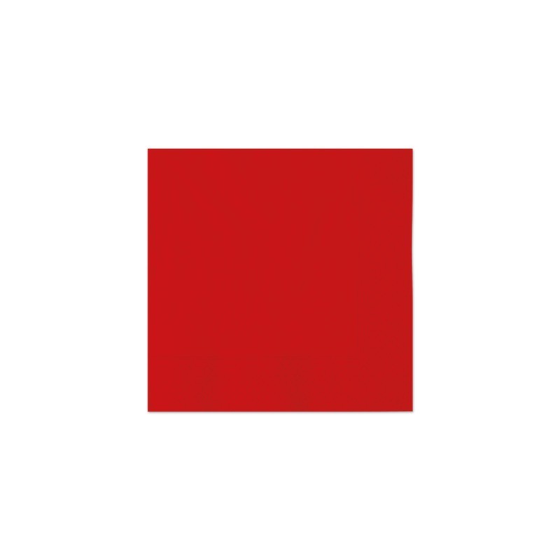 Tovaglioli in carta di pura cellulosa Ecolor 2 veli 33x33 cm - rosso - conf. 40 pz - 74504 (Conf.2)
