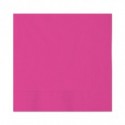 Tovaglioli in carta di pura cellulosa Ecolor 2 veli fucsia 33x33 cm - conf. 40 pz - 74506 (Conf.2)