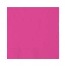 Tovaglioli in carta di pura cellulosa Ecolor 2 veli fucsia 33x33 cm - conf. 40 pz - 74506 (Conf.2)