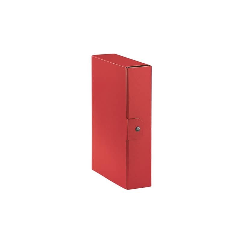 Cartelle portaprogetti Esselte C26 EUROBOX dorso 6 cm presspan biverniciato rosso - 390326160 (Conf.5)