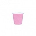Bicchieri in carta di pura cellulosa Ecolor 80 ml - rosa - conf. 25 pz - 74043 (Conf.2)