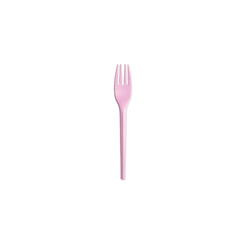 Forchette Ecolor rosa 16 cm conf. 20 pz - 76385 (Conf.2)