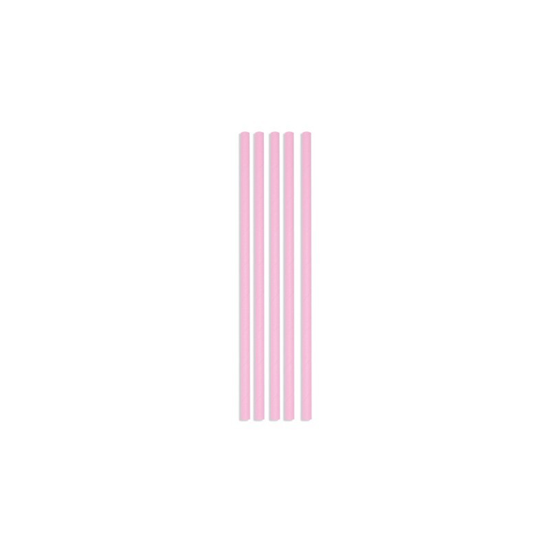Cannucce in carta Ecolor Ø 0,5 cm rosa - conf. 50 pz - 74032 (Conf.4)