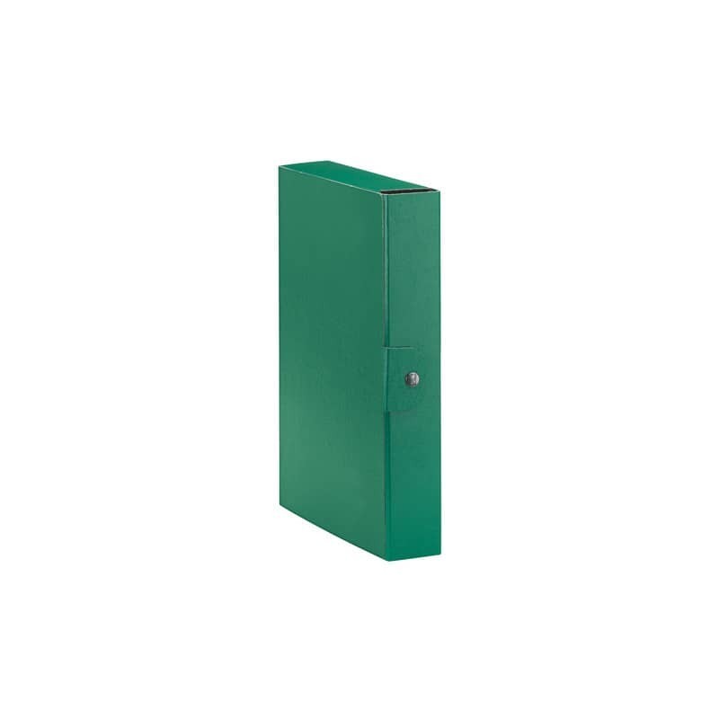 Cartelle portaprogetti Esselte C26 EUROBOX dorso 6 cm presspan biverniciato verde - 390326180 (Conf.5)