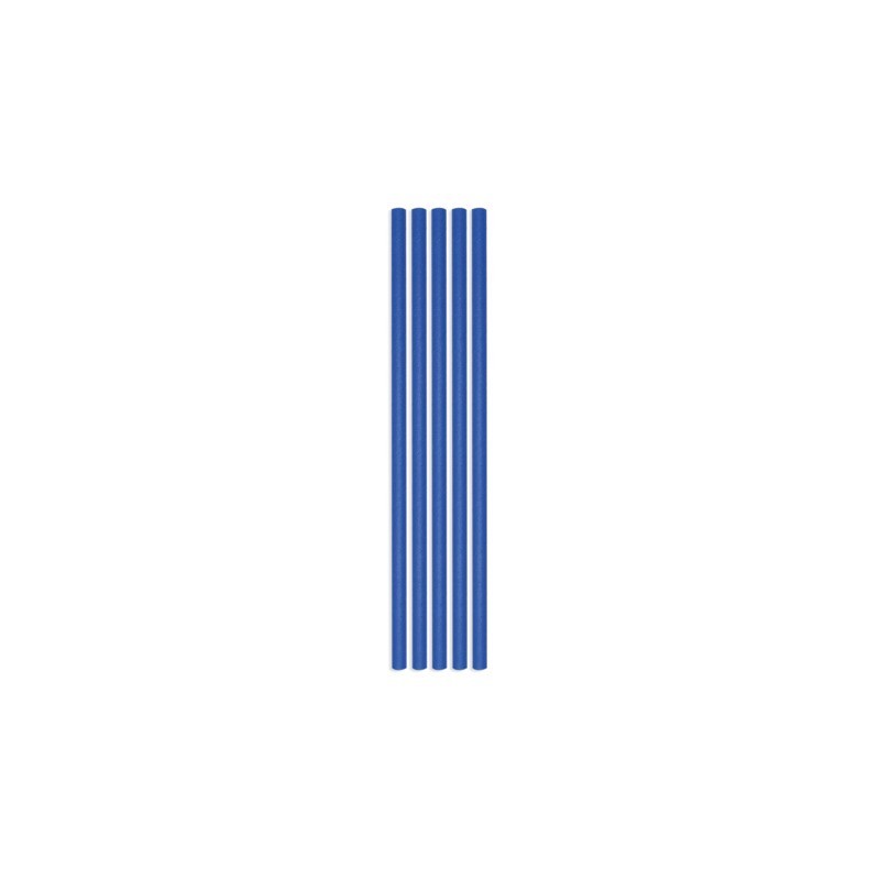 Cannucce in carta Ecolor Ø 0,5 cm blu - conf. 50 pz - 74044 (Conf.4)