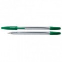 Penna a sfera Office Product - punta 1,0 mm verde - conf. 50 pz - 17015211-02