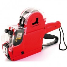 Prezzatrice Q-Connect a due righe rossa a 10 caratteri KF00711