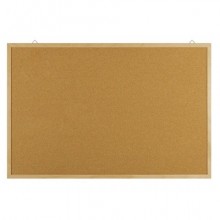 Bacheca in sughero Office Products con cornice in legno 60x40 cm 20073211-97