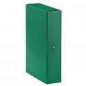 Cartelle portaprogetti Esselte C28 EUROBOX dorso 8 cm presspan biverniciato verde - 390328180 (Conf.5)