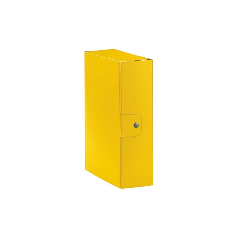 Cartelle portaprogetti Esselte C30 EUROBOX dorso 10 cm presspan biverniciato giallo - 390330090 (Conf.5)