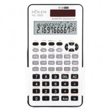 Calcolatrice scientifica Holen HC-980 10+2 cifre 401 funzioni ammessa alla maturità bianco/nero - 3531