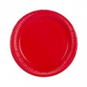 Piatti in carta Party Go rossi conf. 20 pz D.23 cm AK0026