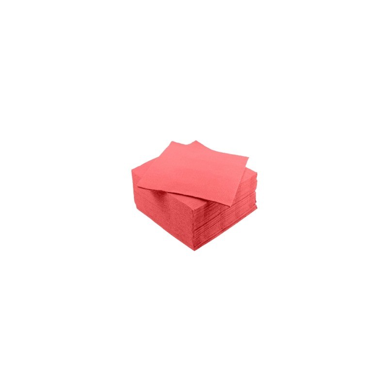 Tovaglioli in carta Party Go rossi conf. 40 pz 33x33 cm 272-03