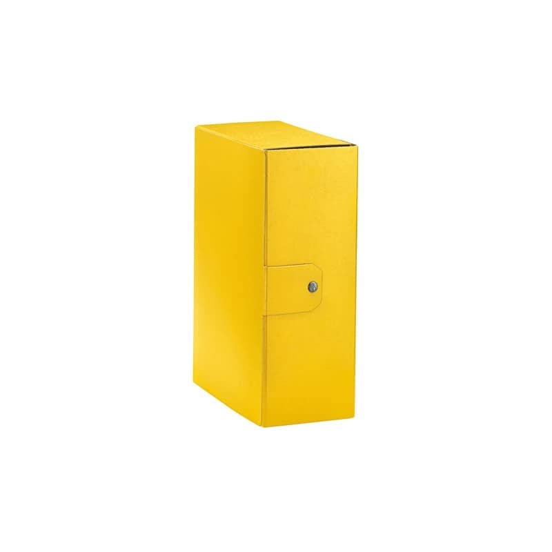 Cartella portaprogetti Esselte C32 EUROBOX dorso 12 cm presspan biverniciato giallo - 390332090 (Conf.5)