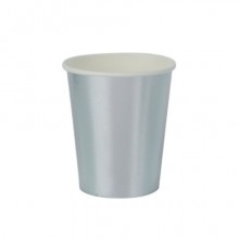 Bicchieri di carta Party Go 27 ml conf. 16 pz argento AK0043