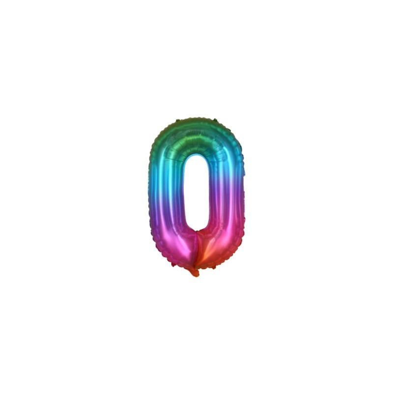 Palloncini Party Go multicolor indicante anni/eta' H.40 cm n° 0 FB2130 (Conf.3)