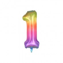 Palloncini Party Go multicolor indicante anni/eta' H.40 cm n° 1 FB2131 (Conf.3)