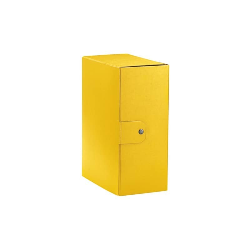 Cartella portaprogetti Esselte C35 EUROBOX 25x35 cm - dorso 15 cm presspan biverniciato giallo - 390335090 (Conf.5)