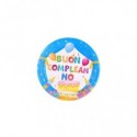 Piatti di carta Party Go Buon Compleanno azzurri conf. 8 pz 18 cm AC0069-T