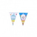 Festone con bandierine triangolari Party Go H.30 cm x 10 m azzurro AC0073-T (Conf.3)