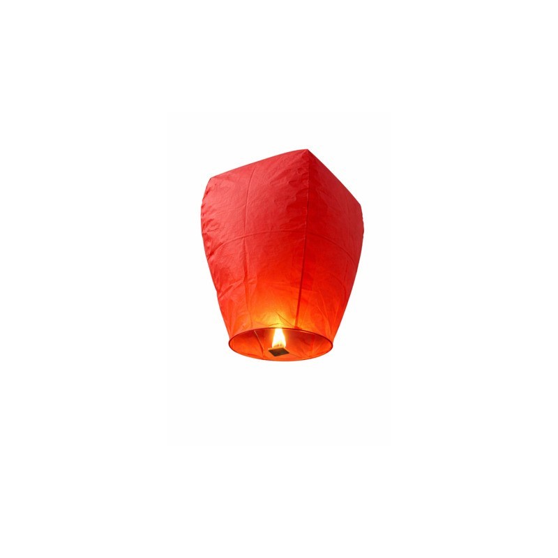 Lanterna volante ovale rosso Party Go 85 cm LA0065 (Conf.3)