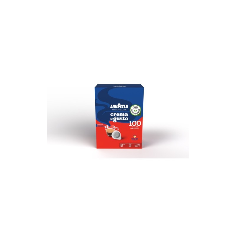 Caffe' in cialda Lavazza Crema e Gusto Classico astuccio da 100 pz 3187