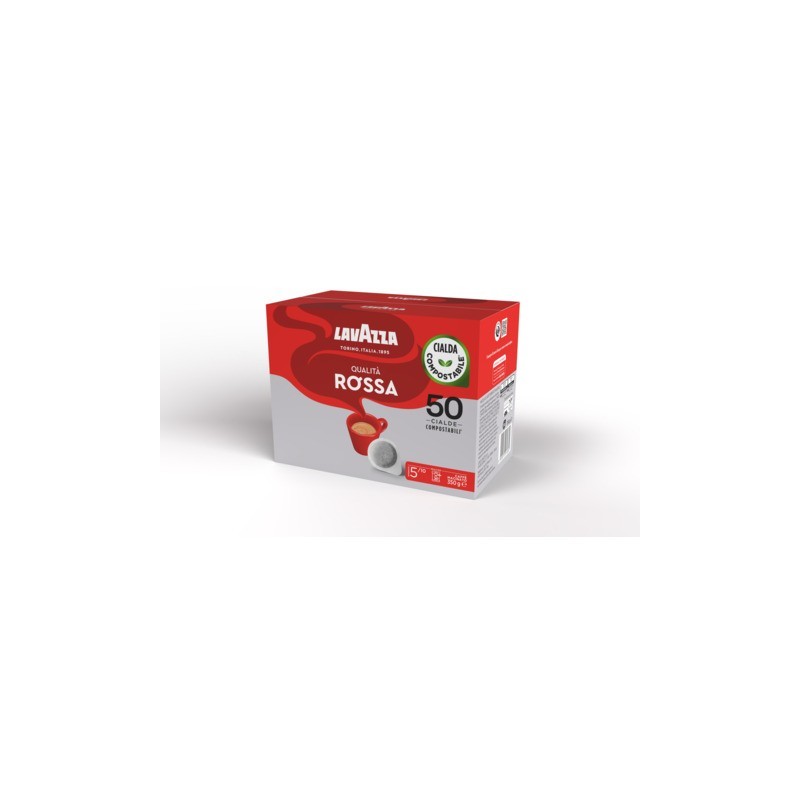 Caffe' in cialda compostabile Lavazza Qualità Rossa astuccio da 50 pz 3186