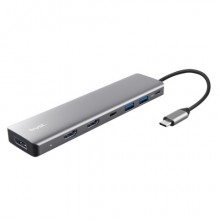 Adattatore multiporta Trust Dalyx in alluminio 7-in-1 25661