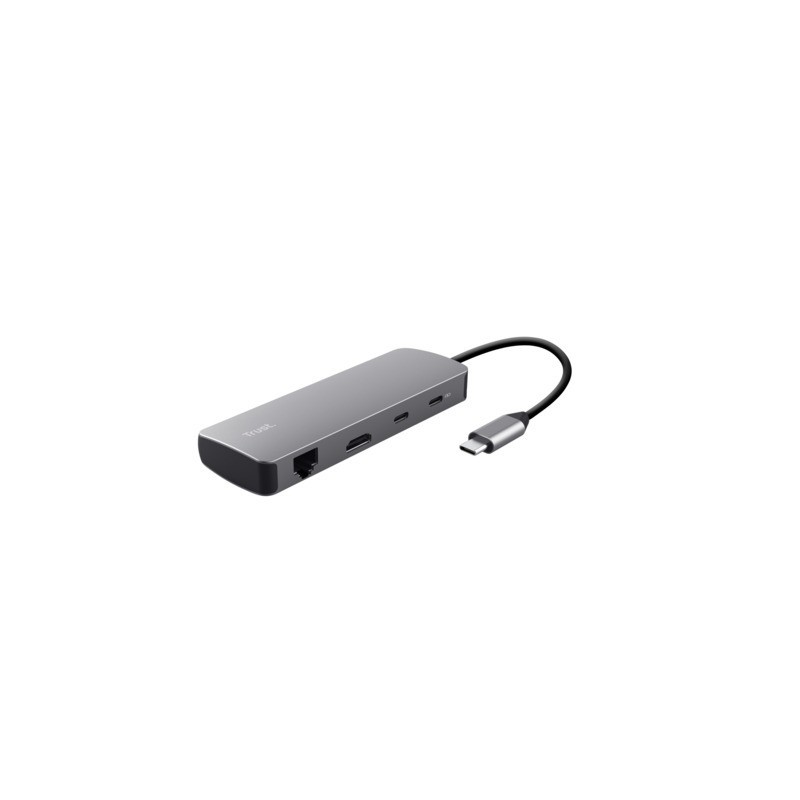 Adattatore multiporta Trust Dalyx in alluminio 8-in-1 25672