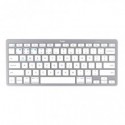 Tastiera wireless bluetooth Trust ultrasottile argento/bianco 24652