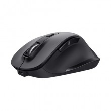 Mouse ergonomico wireless ricaricabile Trust Fyda nero 24727